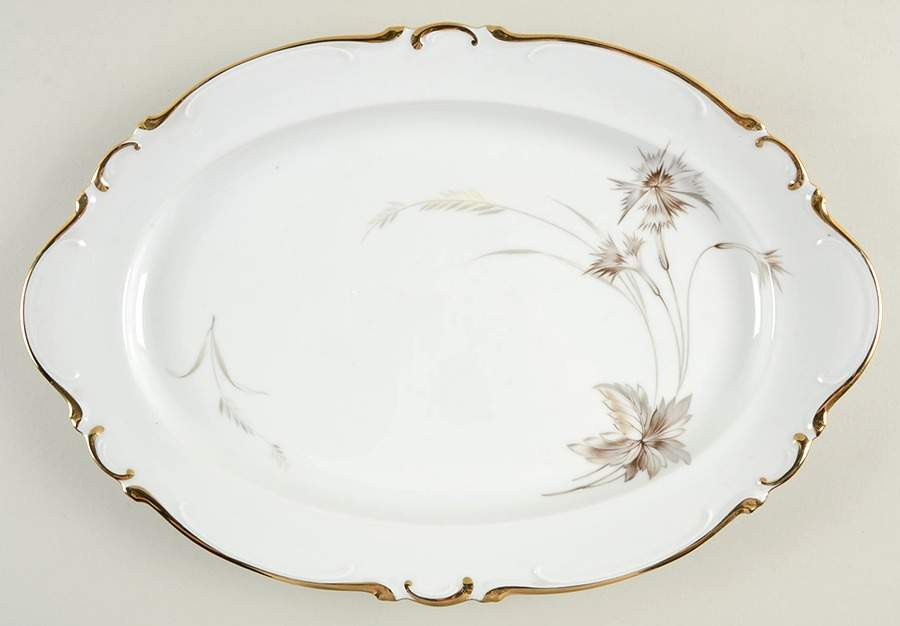 Arabesque 16" Oval Serving Platter by Heinrich - H&C-1