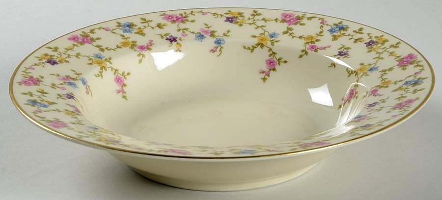 Arcadia (Gold Trim) Rim Soup Bowl by Heinrich - H&C-1