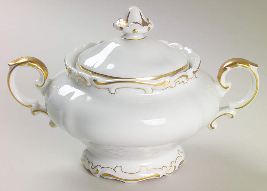 Baroque Sugar Bowl & Lid by Heinrich - H&C-1