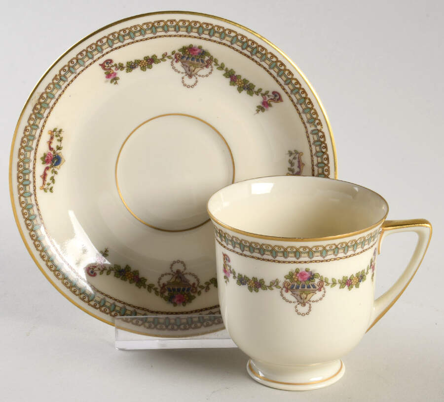 Beverly Demitasse Cup & Saucer Set by Heinrich - H&C-1