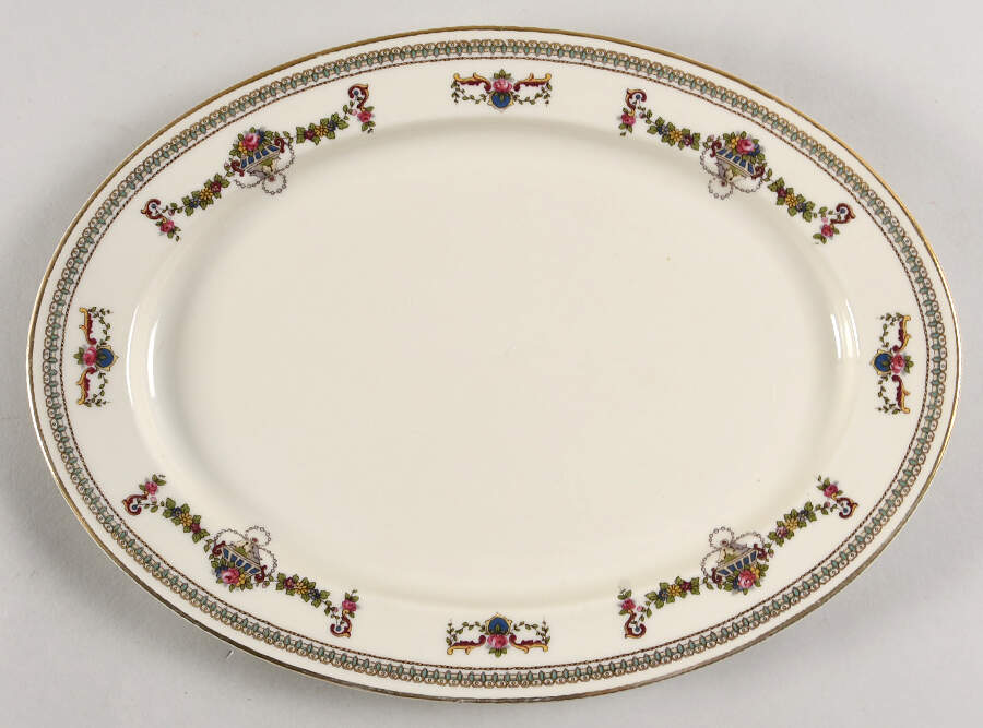 Beverly 12" Oval Serving Platter by Heinrich - H&C-1