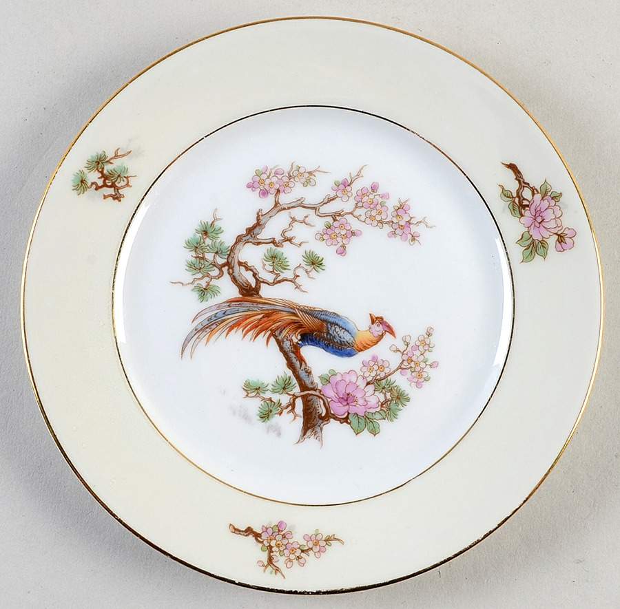 Bird of Paradise Bread & Butter Plate by Heinrich - H&C-1