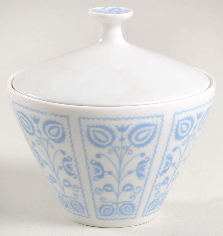 Blue Dutch Mini Sugar Bowl & Lid by Heinrich - H&C-1