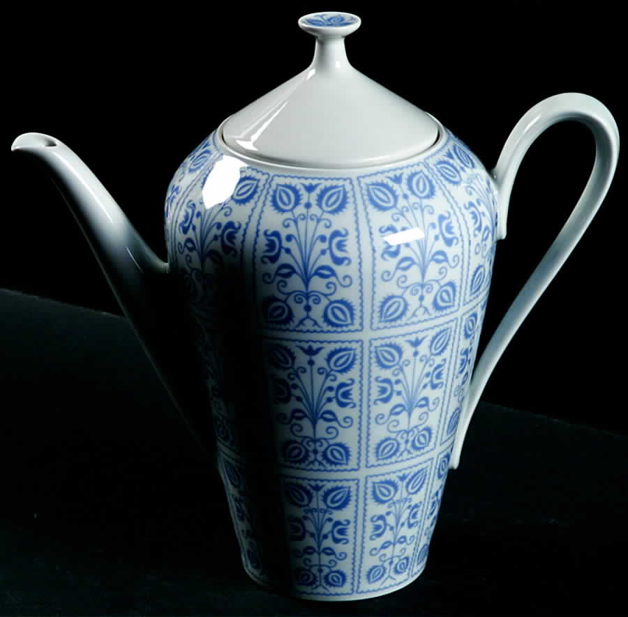 Blue Dutch Coffee Pot & Lid by Heinrich - H&C-1