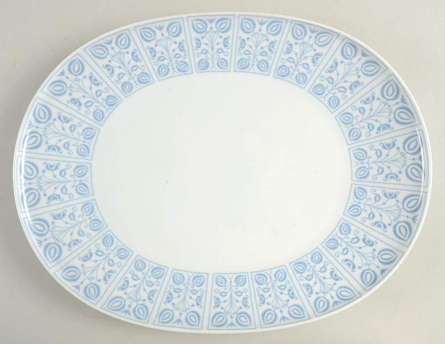 Blue Dutch 14" Oval Serving Platter by Heinrich - H&C-1