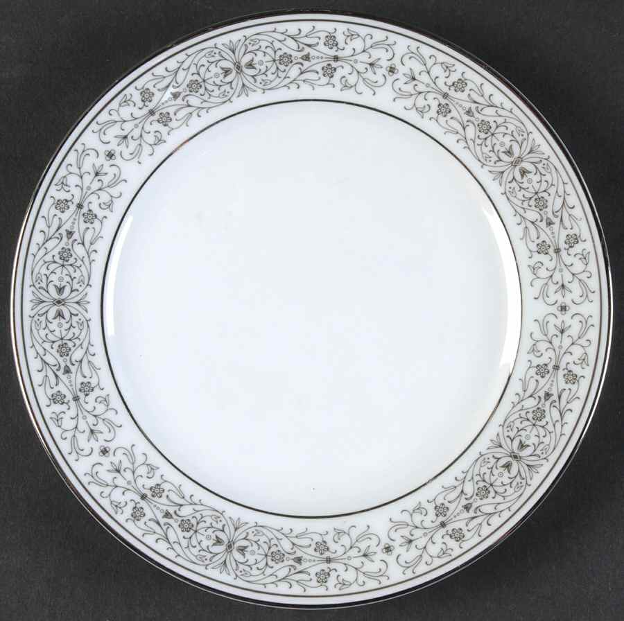 Black Lace Bread & Butter Plate by Heinrich - H&C-1