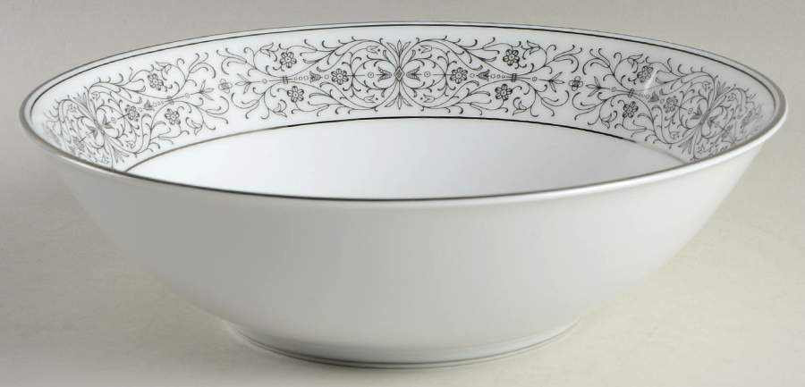 Black Lace 9" Round Vegetable Bowl by Heinrich - H&C-1