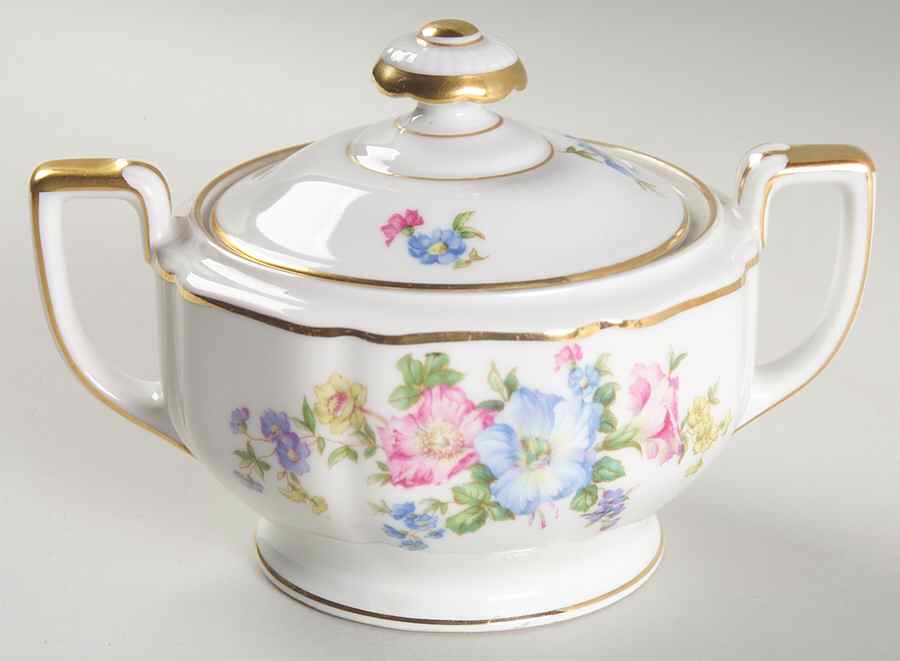 Blossom Sugar Bowl & Lid by Heinrich - H&C-1