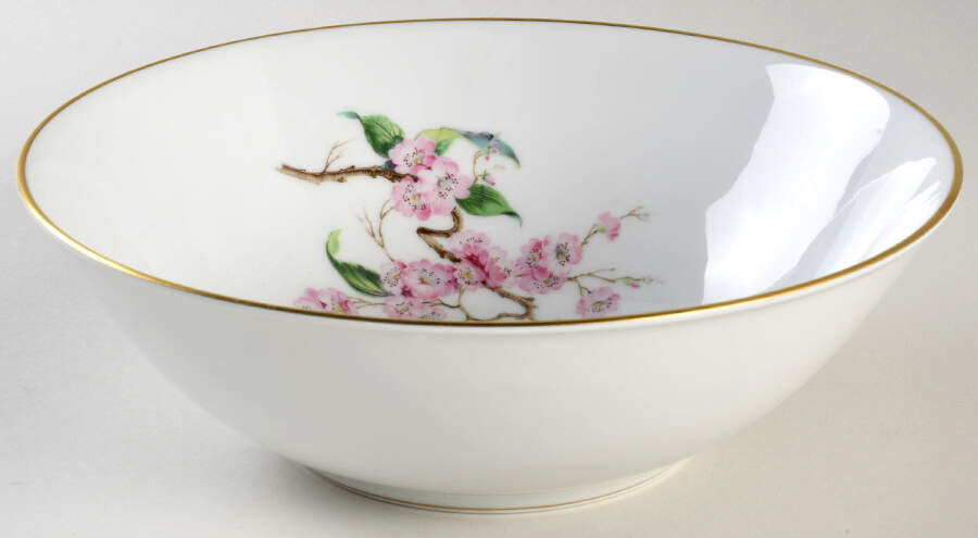 Blossomtime White 8" Round Vegetable Bowl by Heinrich - H&C-1