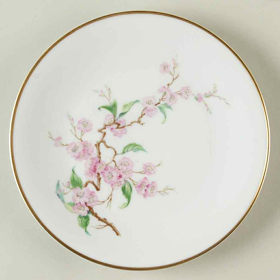 Blossomtime White Bread & Butter Plate by Heinrich - H&C-1