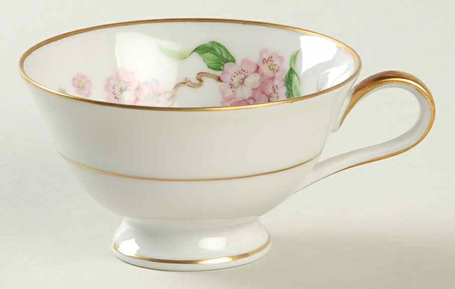 Blossomtime White Footed Demitasse Cup by Heinrich - H&C-1