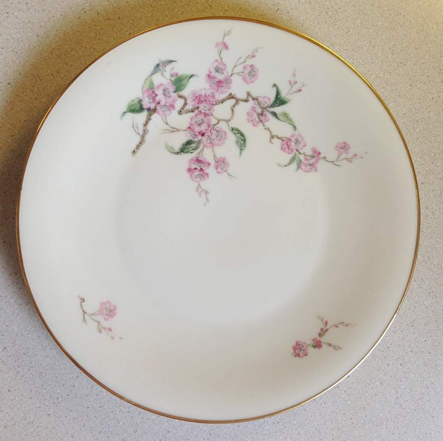 Blossomtime White Salad Plate by Heinrich - H&C-1