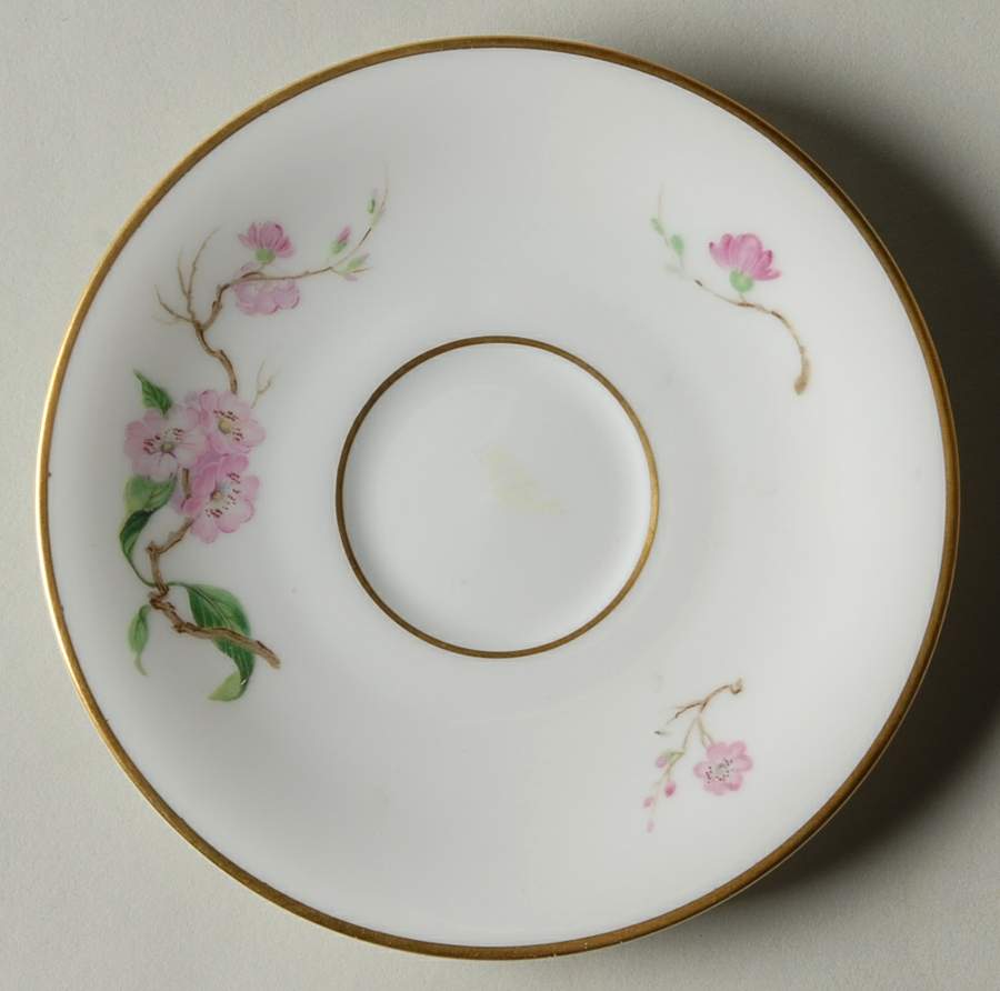Blossomtime White Saucer for Demitasse Cup by Heinrich - H&C-1