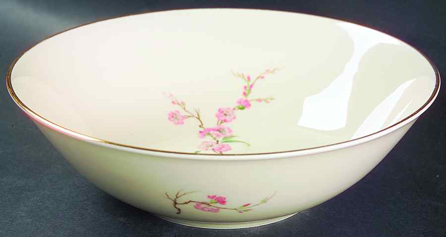 Blossomtime Cream 9" Round Vegetable Bowl by Heinrich - H&C-1