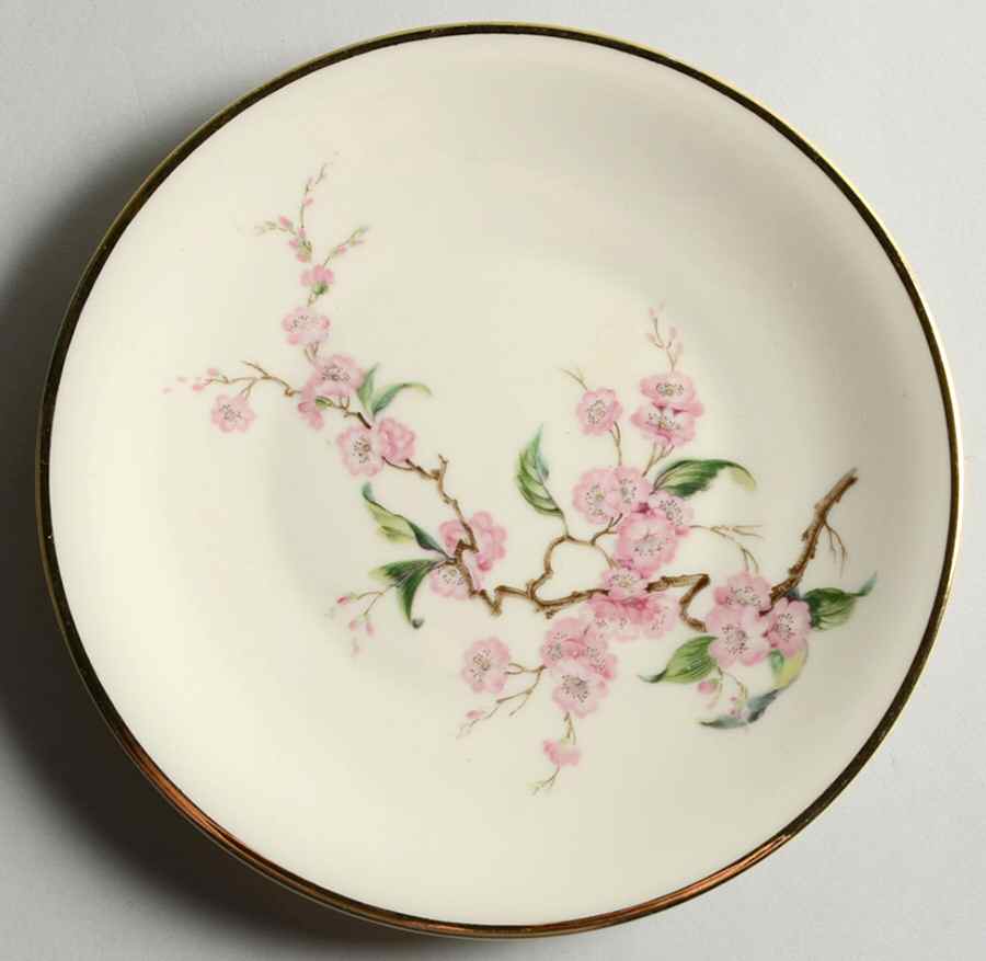 Blossomtime Cream Bread & Butter Plate by Heinrich - H&C-1