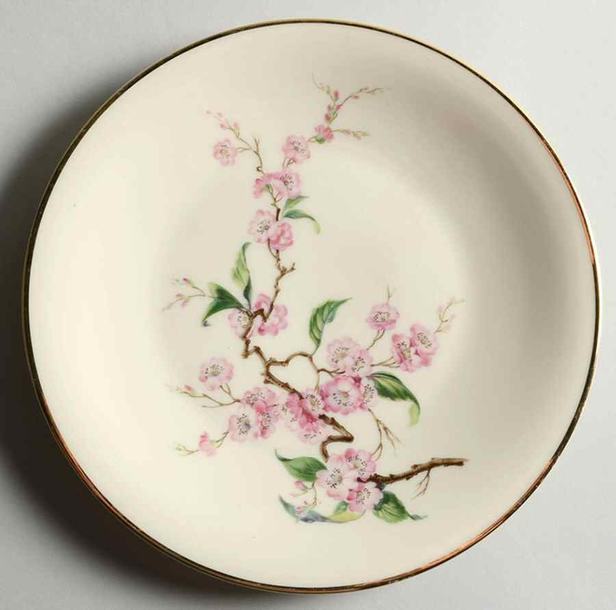 Blossomtime Cream Salad Plate by Heinrich - H&C-1