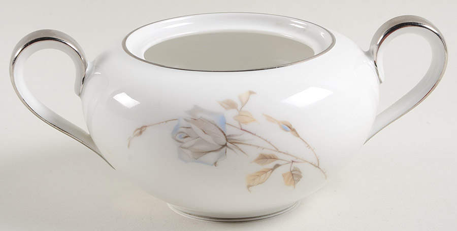 Blue Rose Sugar Bowl No Lid by Heinrich - H&C-1
