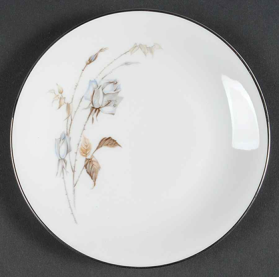 Blue Rose Bread & Butter Plate by Heinrich - H&C-1