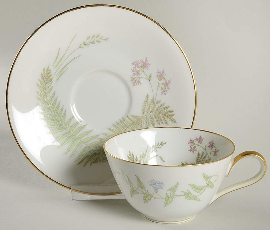 Brookside Flat Cup & Saucer Set by Heinrich - H&C-1