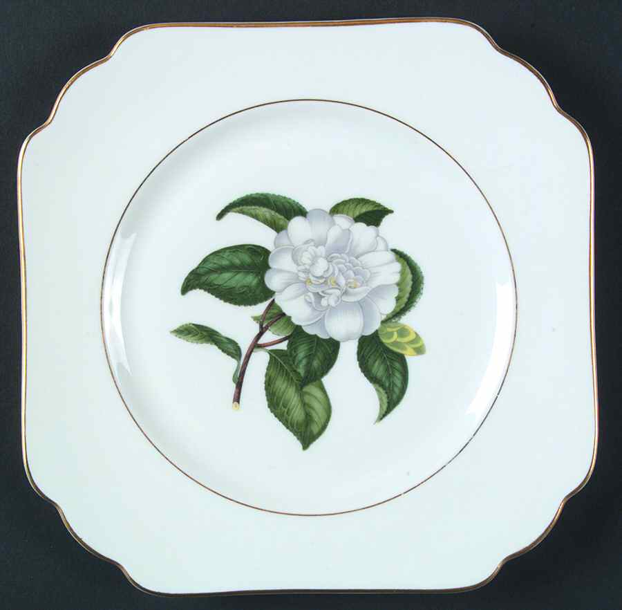 Camellia Square Salad Plate by Heinrich - H&C-1