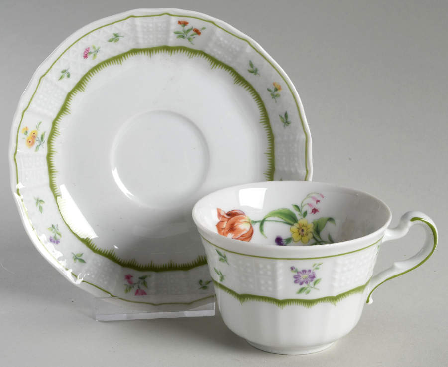 Chambord Flat Cup & Saucer Set by Heinrich - H&C-1