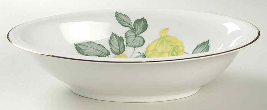 Chartrose 10" Oval Vegetable Bowl by Heinrich - H&C-1
