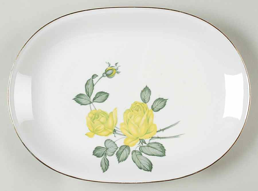 Chartrose 13" Oval Serving Platter by Heinrich - H&C-1