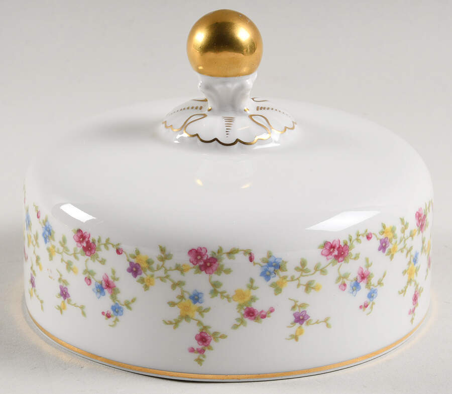 Coquette White Lid for Round Butter by Heinrich - H&C-1