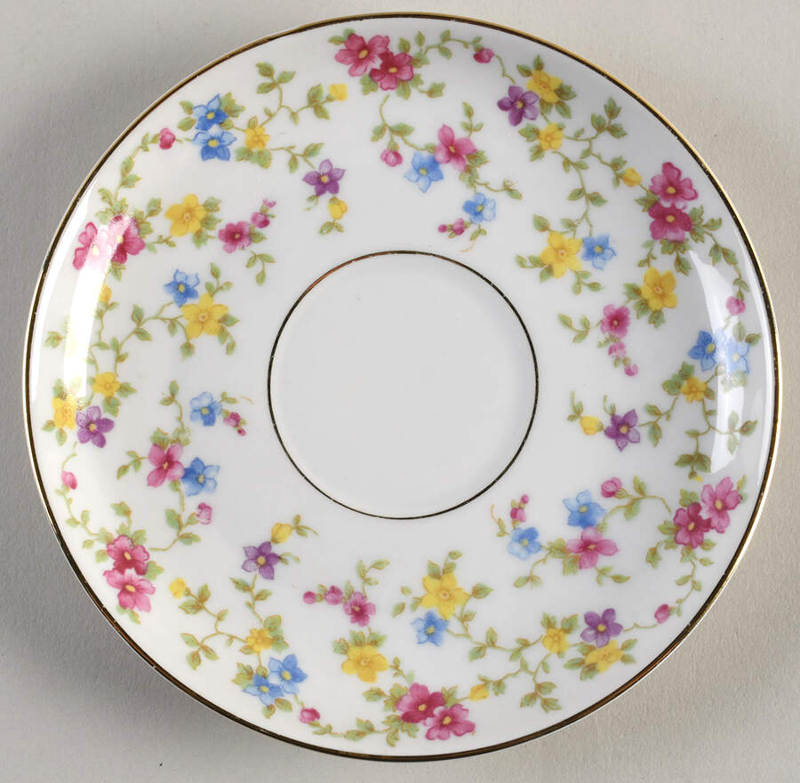Coquette White Saucer by Heinrich - H&C-1