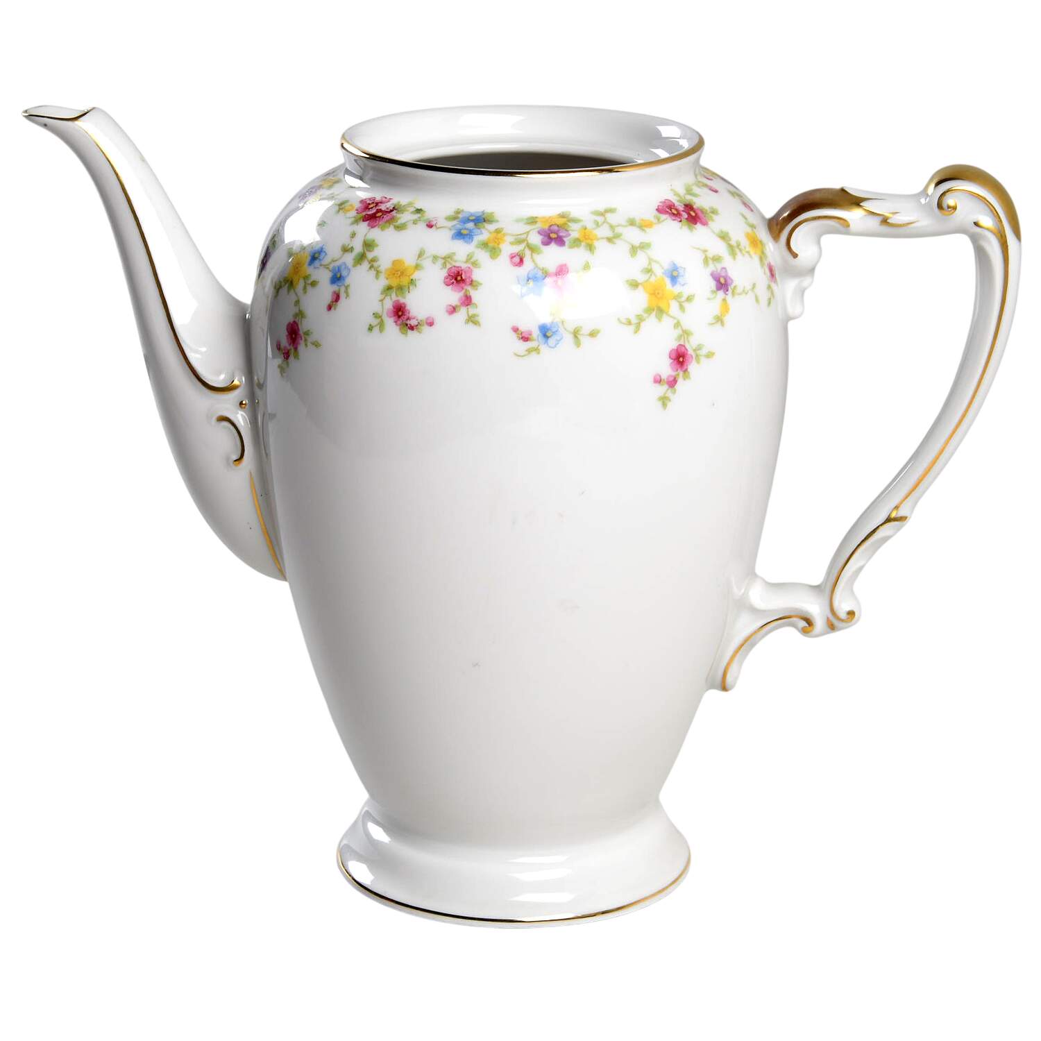 Coquette White Coffee Pot No Lid by Heinrich - H&C-1