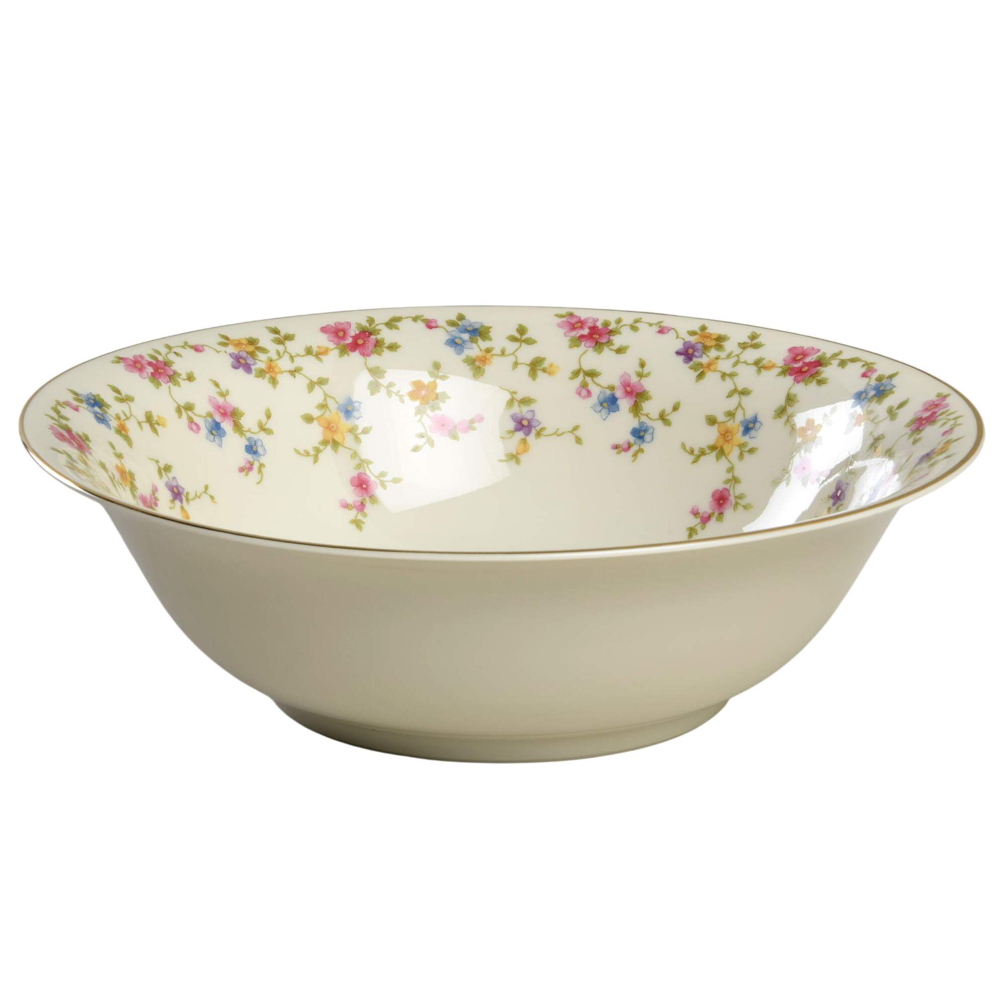 Coquette White 9" Round Vegetable Bowl by Heinrich - H&C-1