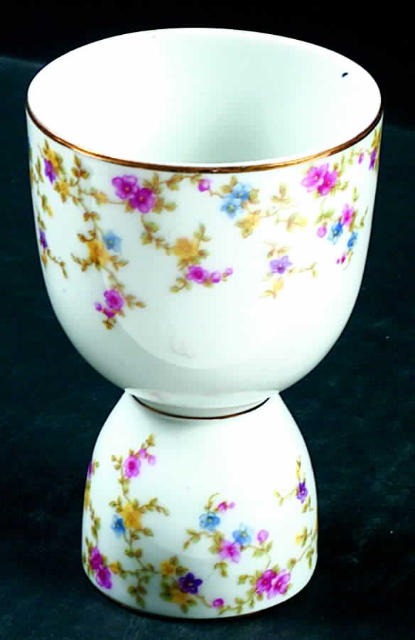 Coquette White Double Egg Cup by Heinrich - H&C-1
