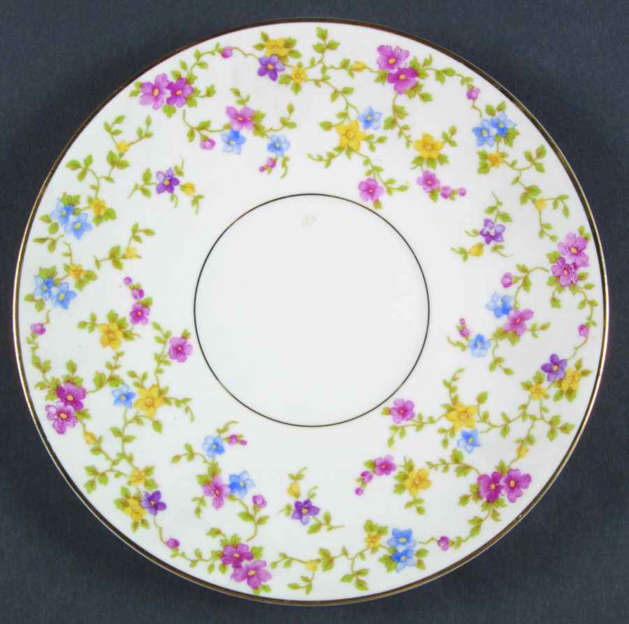 Coquette White Saucer for Cream Soup Bowl by Heinrich - H&C-1