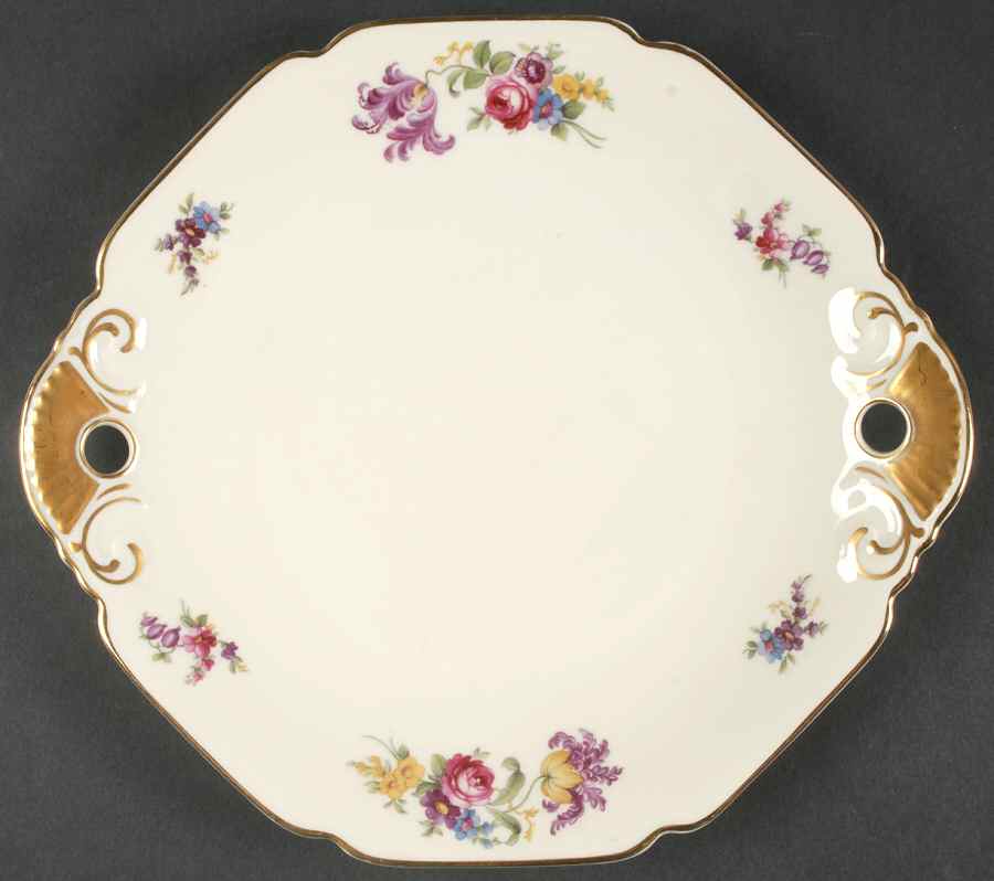 Cora Handled Cake Plate by Heinrich - H&C-1