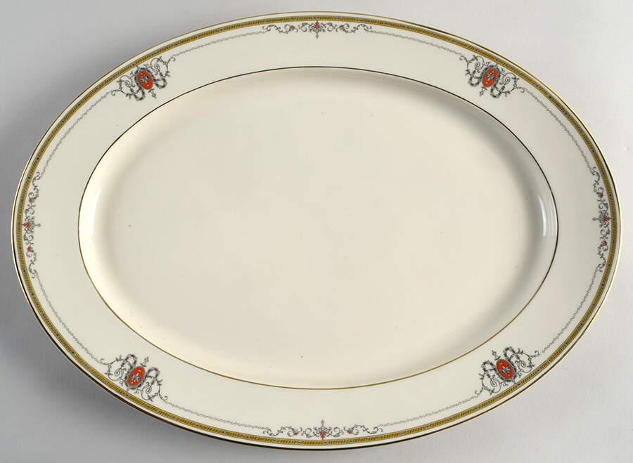 Crusader (Smooth) 16" Oval Serving Platter by Heinrich - H&C-1