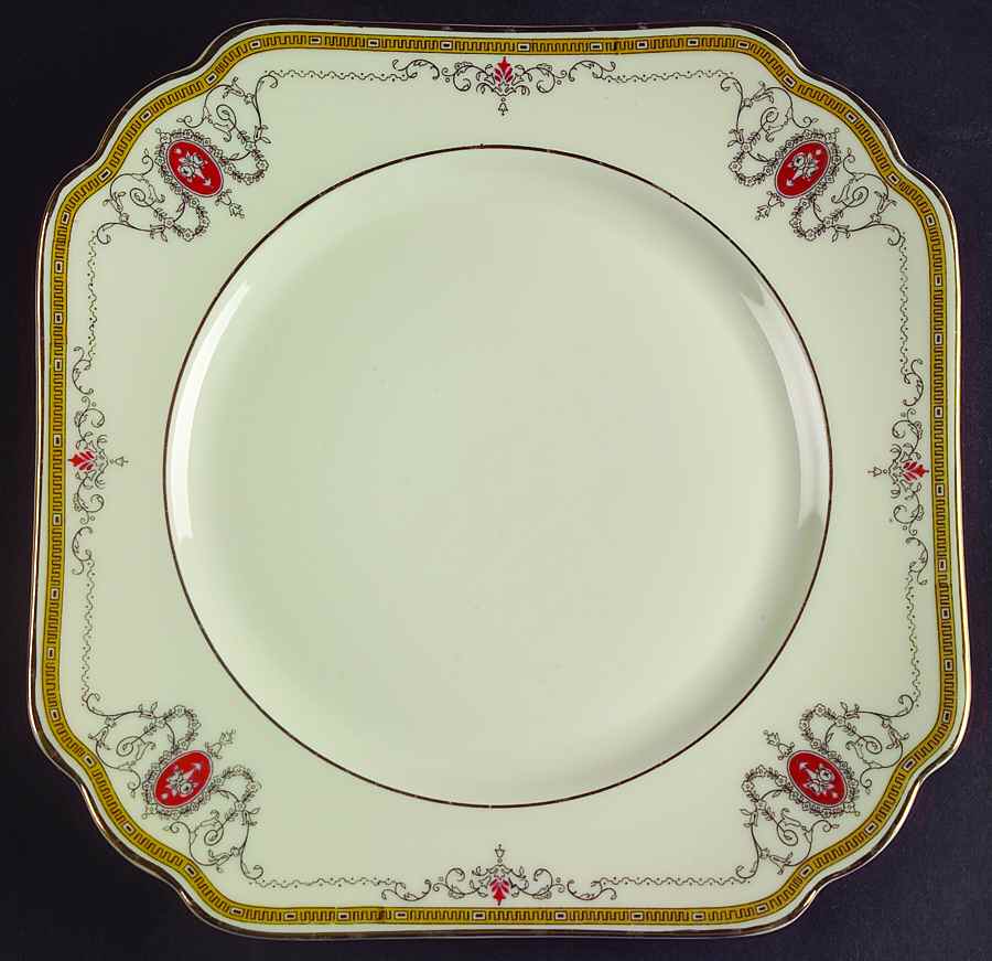 Crusader (Smooth) Square Salad Plate by Heinrich - H&C-1