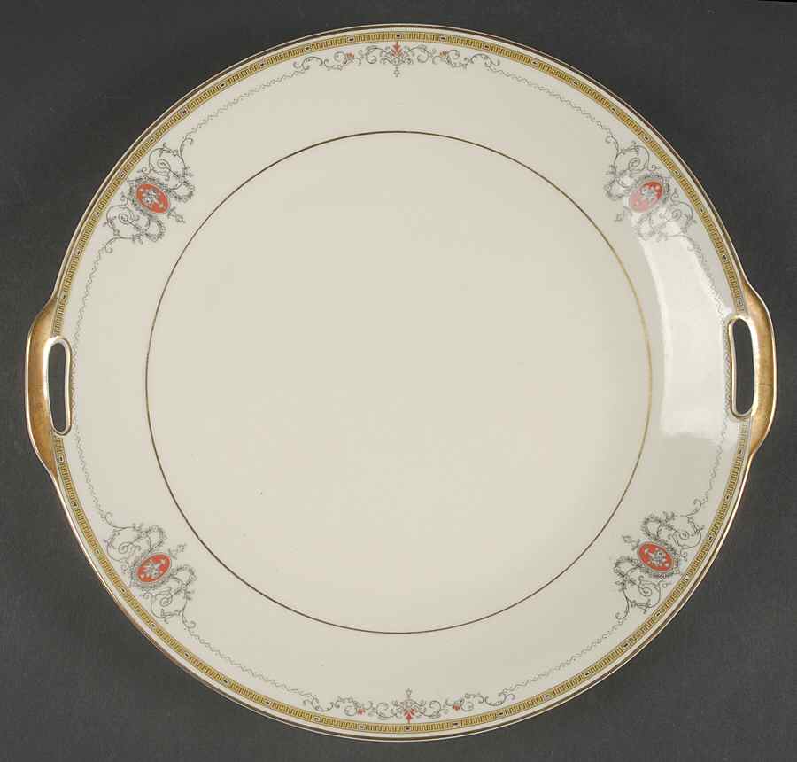 Crusader (Smooth) Handled Cake Plate by Heinrich - H&C-1