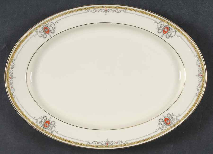 Crusader (Smooth) 12" Oval Serving Platter by Heinrich - H&C-1
