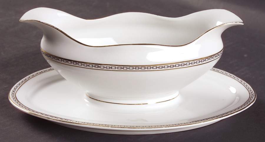 Dallas Gravy Boat with Attached Underplate by Heinrich - H&C-1