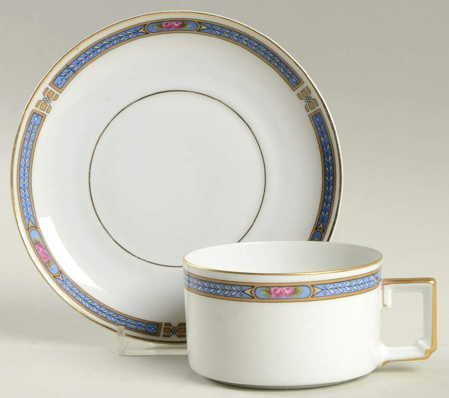 Devonshire Flat Cup & Saucer Set by Heinrich - H&C-1