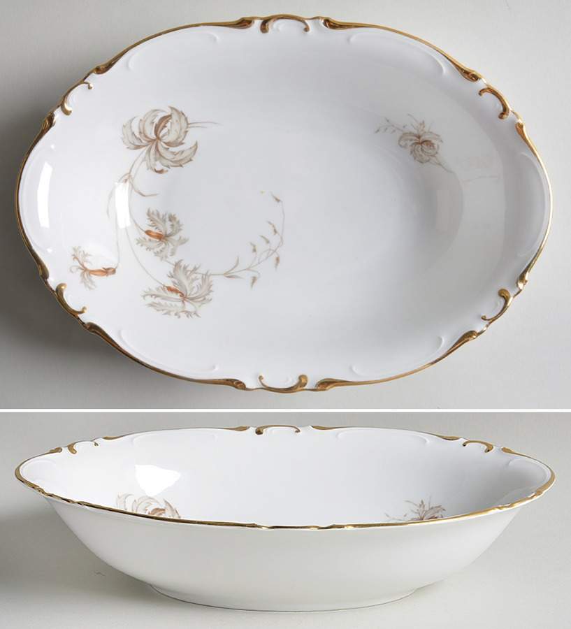 Du Barry 10" Oval Vegetable Bowl by Heinrich - H&C-1