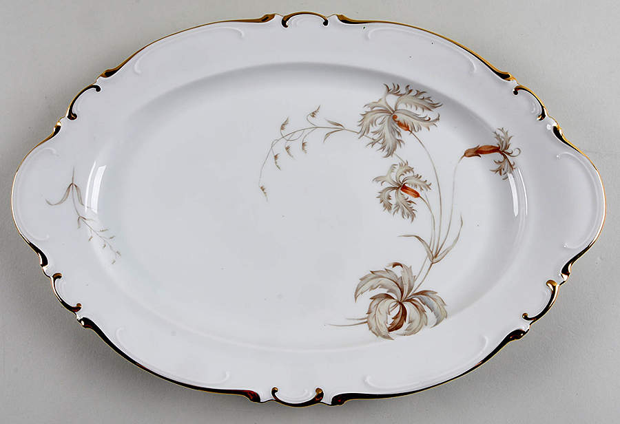 Du Barry 14" Oval Serving Platter by Heinrich - H&C-1