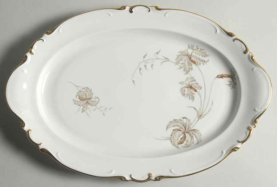 Du Barry 16" Oval Serving Platter by Heinrich - H&C-1