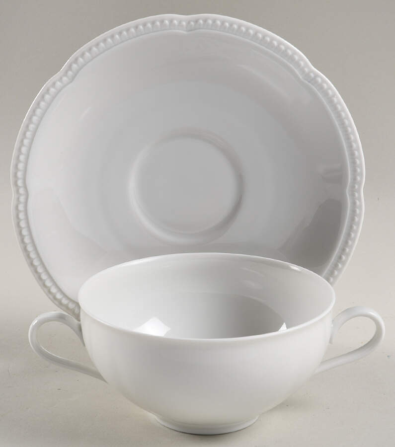 Elisabeth Cream Soup Bowl & Saucer Set by Heinrich - H&C-1