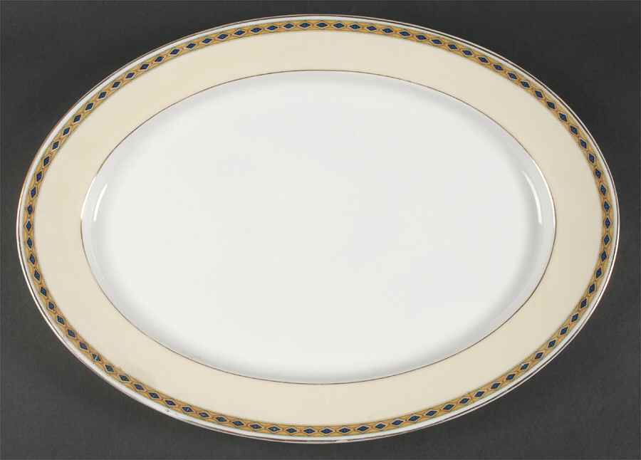 Empire (No Center Design) 16" Oval Serving Platter by Heinrich - H&C-1