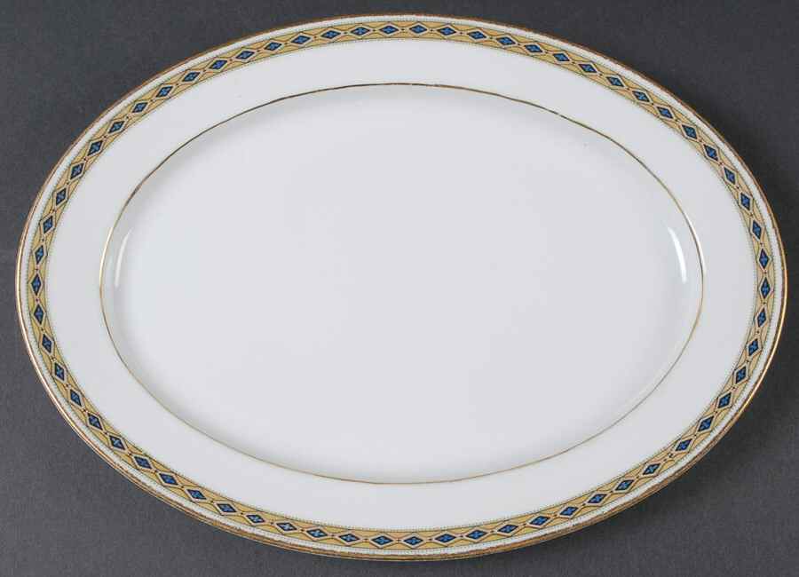 Empire (No Center Design) 11" Oval Serving Platter by Heinrich - H&C-1