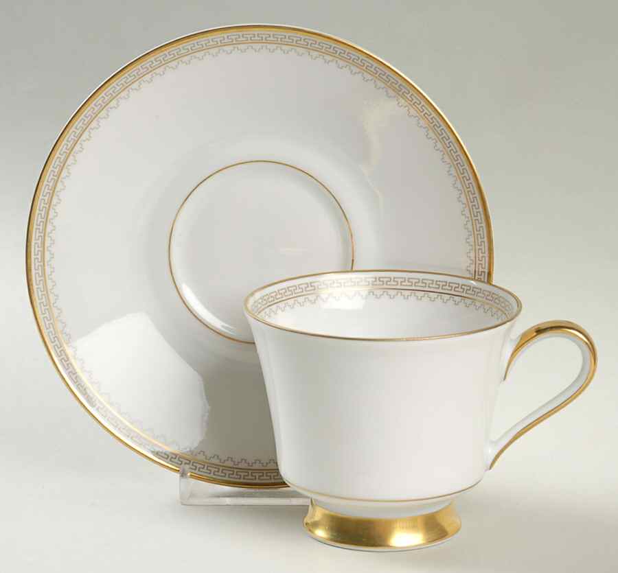 Etruscan Footed Cup & Saucer Set by Heinrich - H&C-1