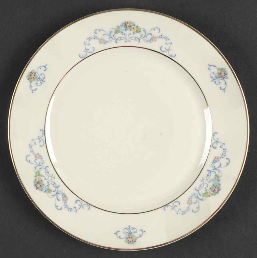 Ferndale (Older, Gold Trim) Bread & Butter Plate by Heinrich - H&C-1
