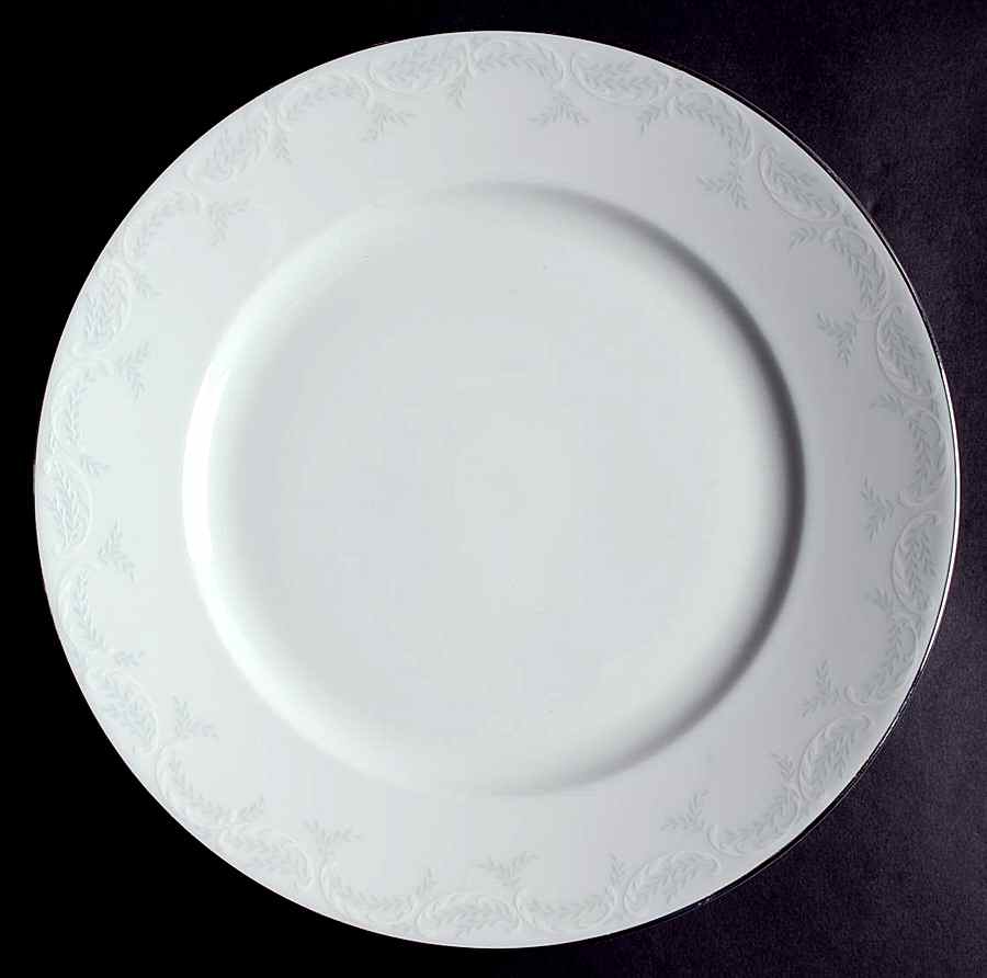 Ferndale (Newer, Platinum Trim) Dinner Plate by Heinrich - H&C-1