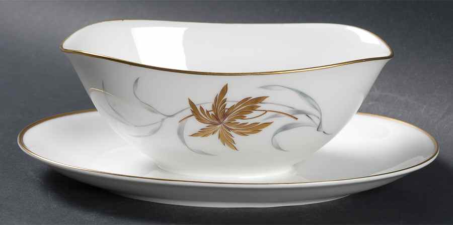 Glamour Gravy Boat with Attached Underplate by Heinrich - H&C-1